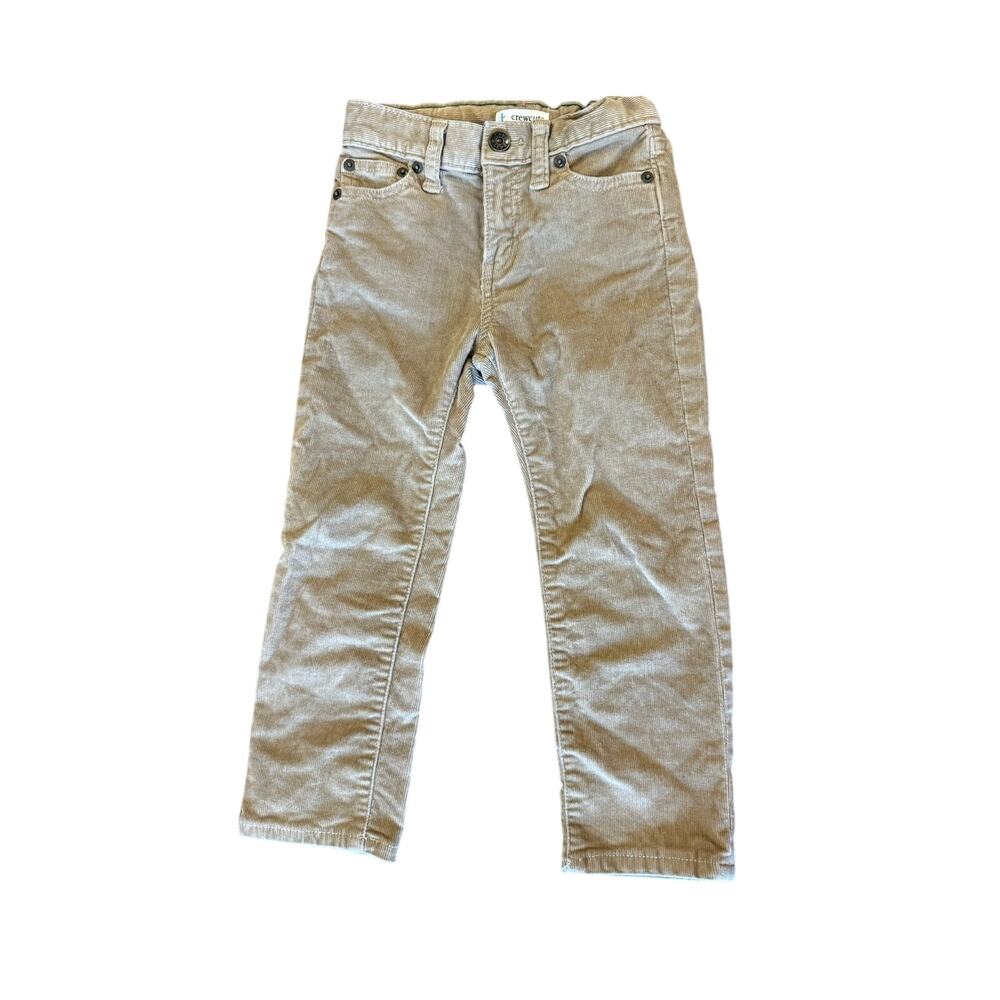 J. Crew Crewcuts Brown Corduroy Pants Boys size 3 Preppy Fall